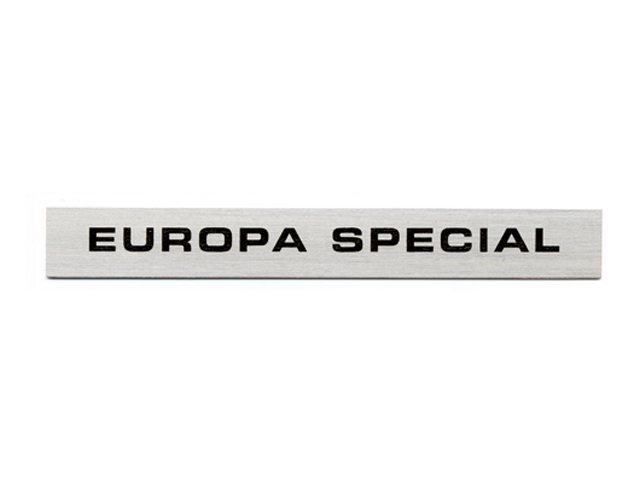 バッジ、「EUROPA SPECIAL」、ロータス ヨーロッパ SP